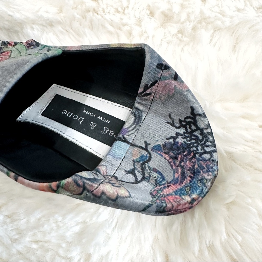 rag & bone Floral Print Gray Loafers - Picture 8 of 11